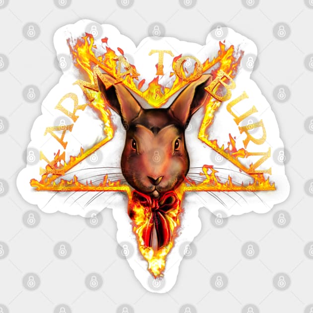 Pentagram bunny hoodie clearance